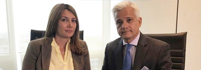 Fernando Bobadilla y Marcela Roukas